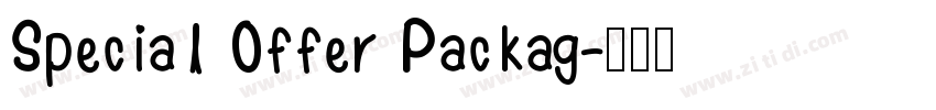 Special Offer Packag字体转换